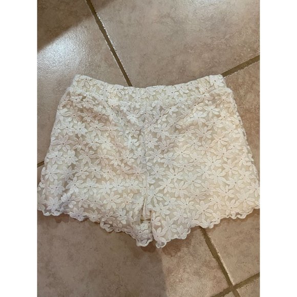 Cherokee Kids Floral Scallop Shorts Sz XL - Picture 1 of 5